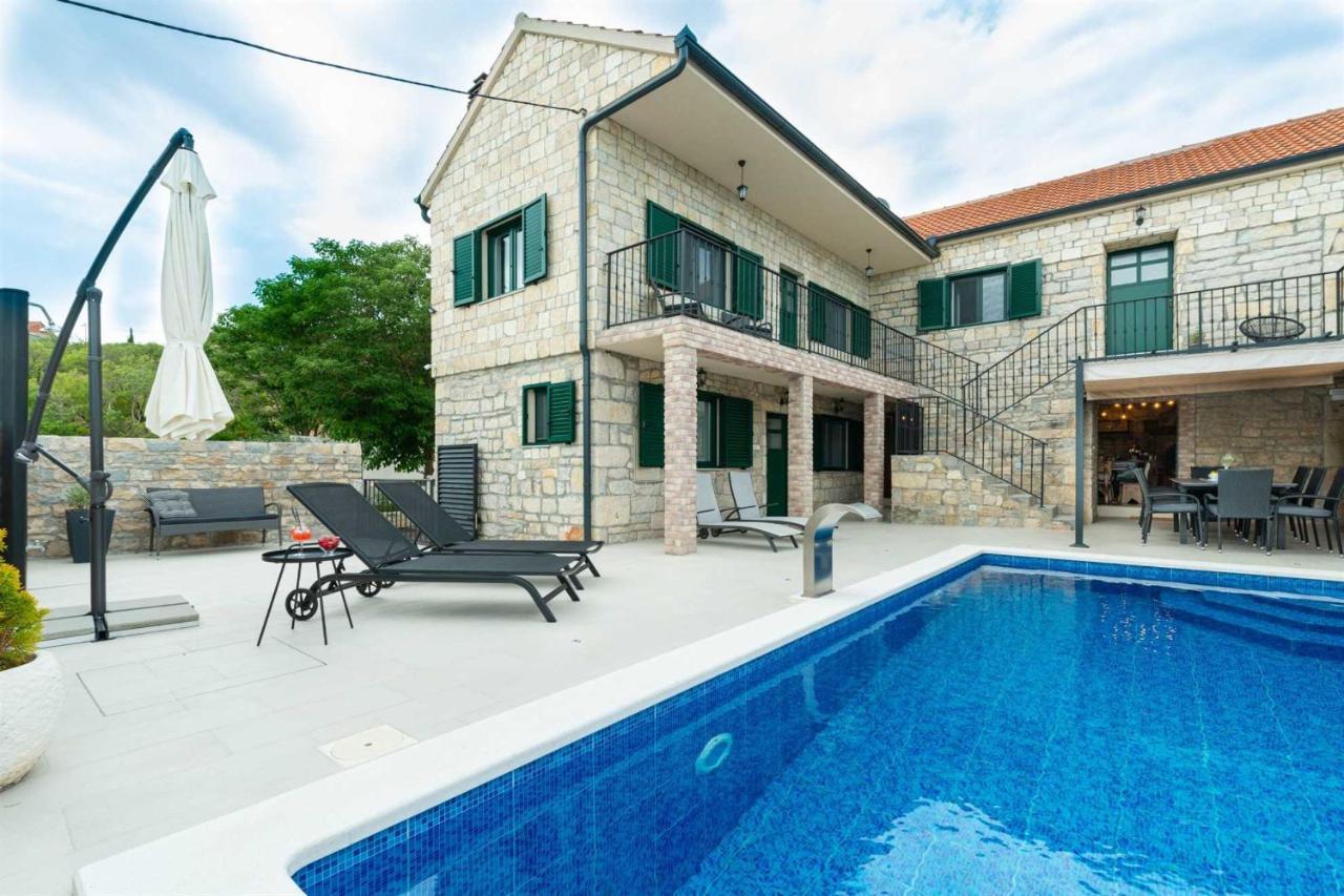 Stone Villa Didovi Snovi With Heated Pool Lisane Ostrovicke Exterior foto